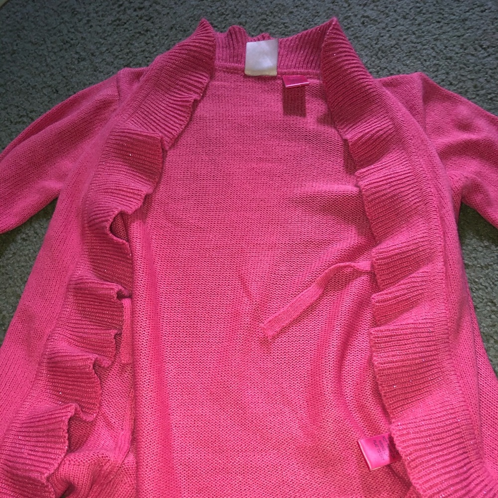 Pink glittery cover up